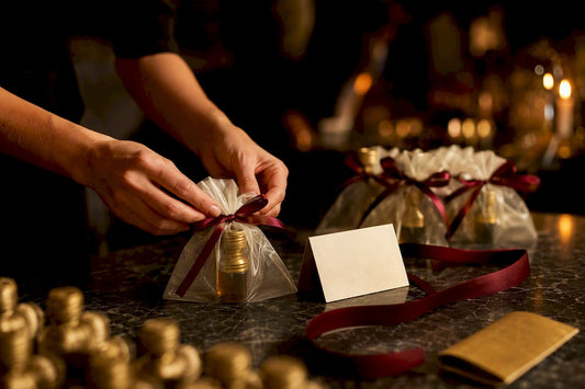 Regalo elegante de aceite para bodas