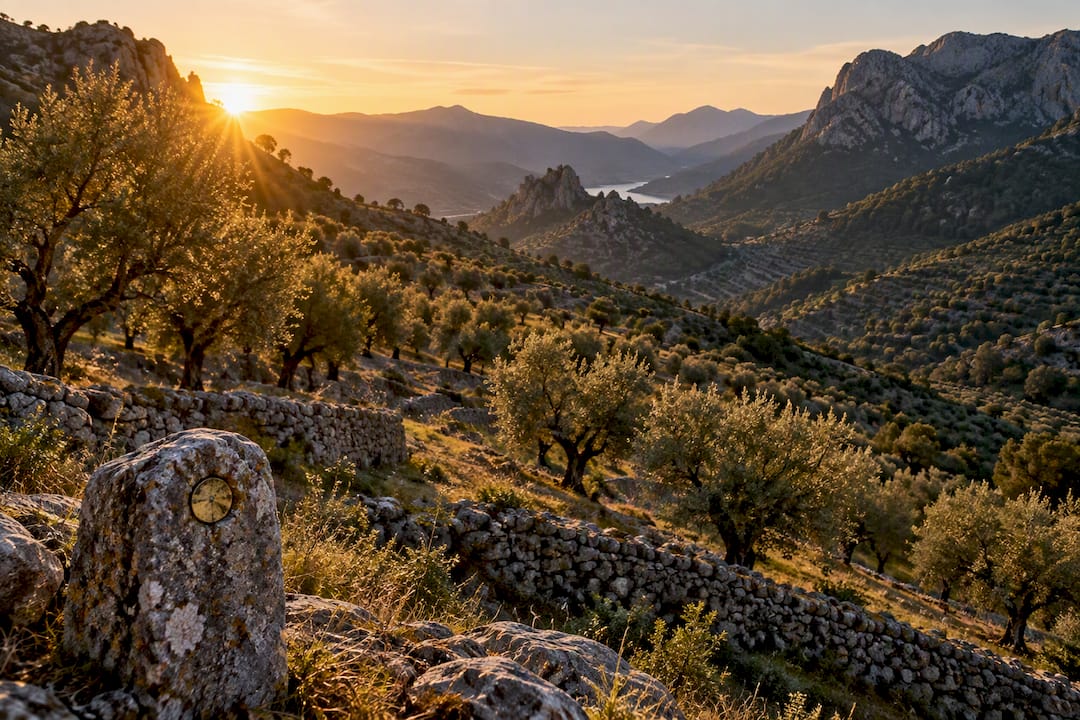 Olivar de montaña protegido en la Sierra de Cazorla