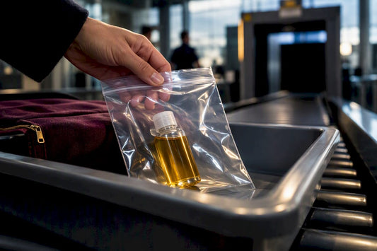 Aceite apto para el control de seguridad en aeropuertos