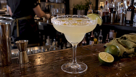 Margarita con unas gotas de aceite de oliva